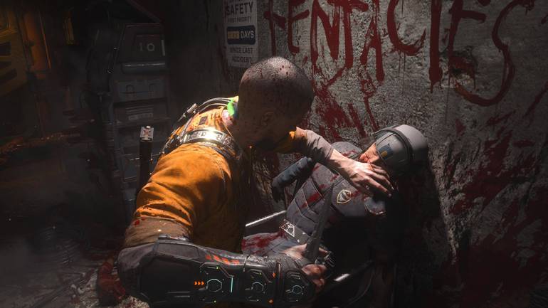 NPC caído no jogo.