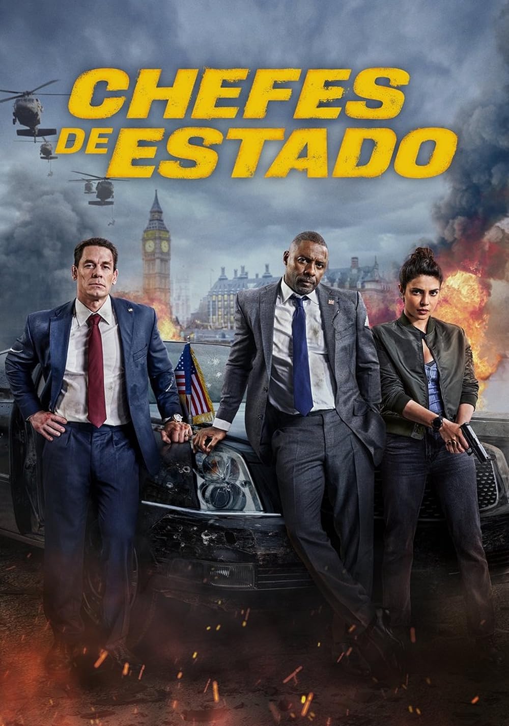 John Cena e Idris Elba em Chefes de Estado (Reprodução)